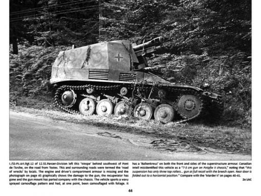 Panzerwrecks 8: Normandy 1 - WW2 Panzer book. Wespe