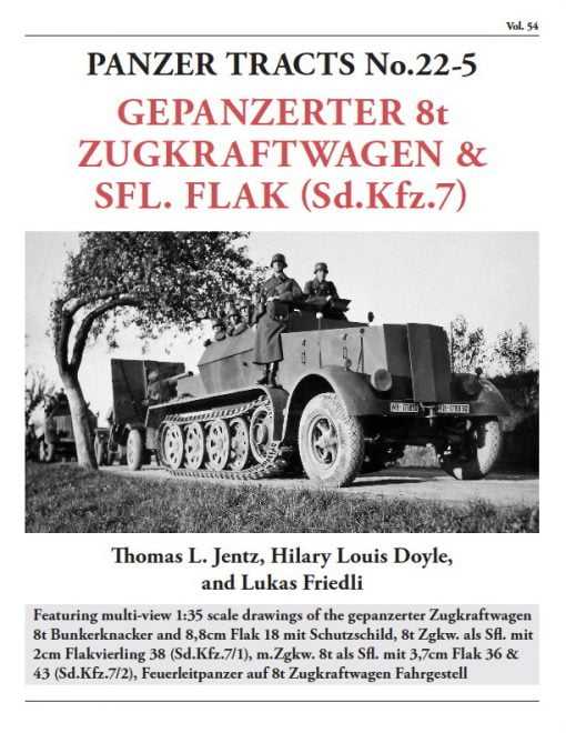 Panzer Tracts No. 22-5 Sd.Kfz.7/2 book