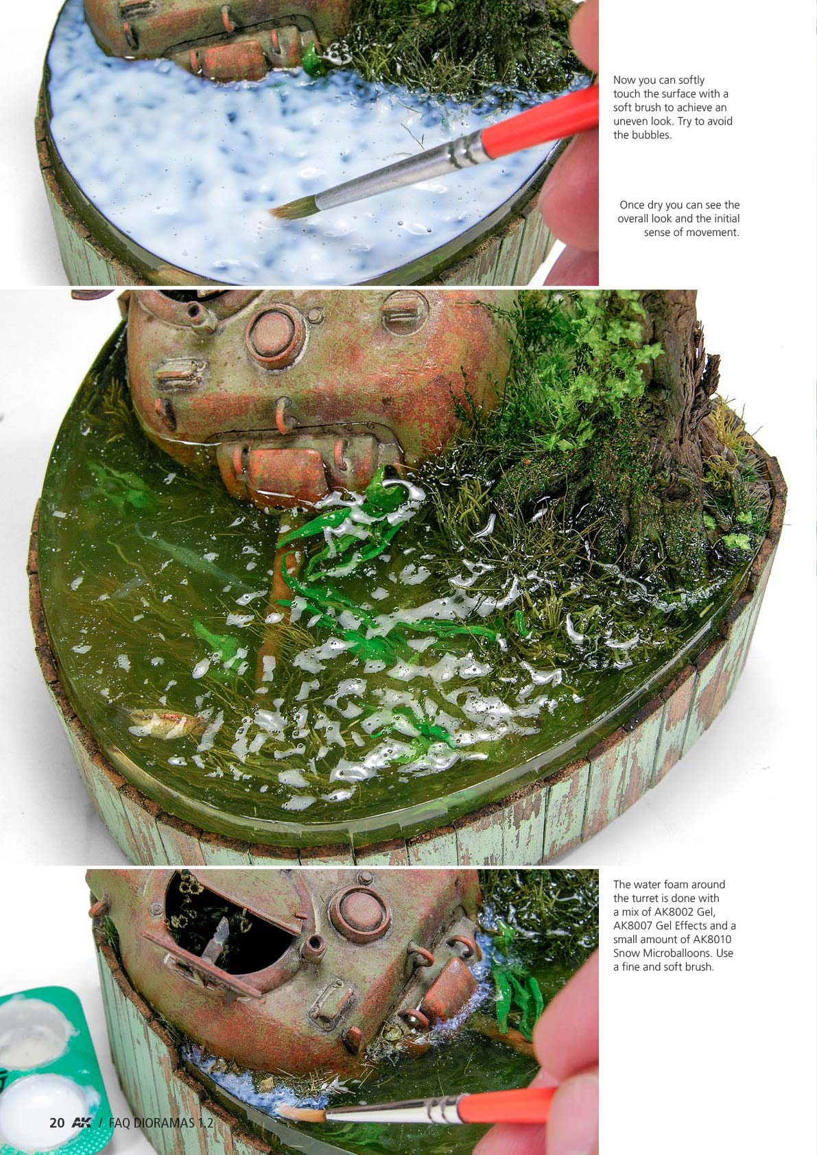 AlexModeling How to do artificial water for dioramas (my way
