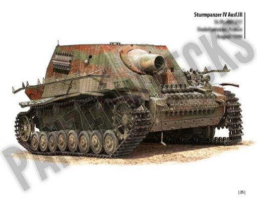 Colour artwork of Sturmpanzer by Felipe Rodna
