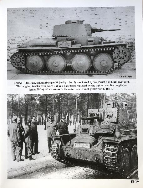 t Panzer Tracts No.18 Panzerkampwagen 38 