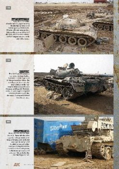 Photos of wrecked tanks
