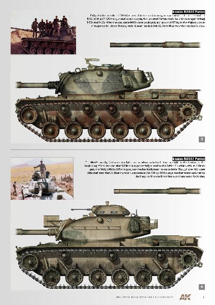 M48 and M60 Patton tanks