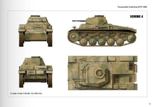 Colour profile of a Pz.Kpfw.II Ausf.F