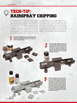 Hairspray chipping