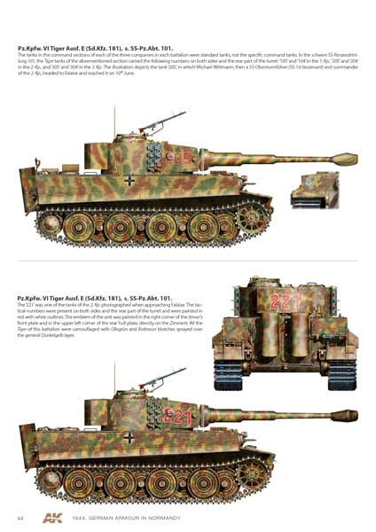 1944 German Armour in Normandy - More Tiger I