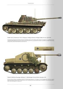 Colour profiles of Panther and Marder II