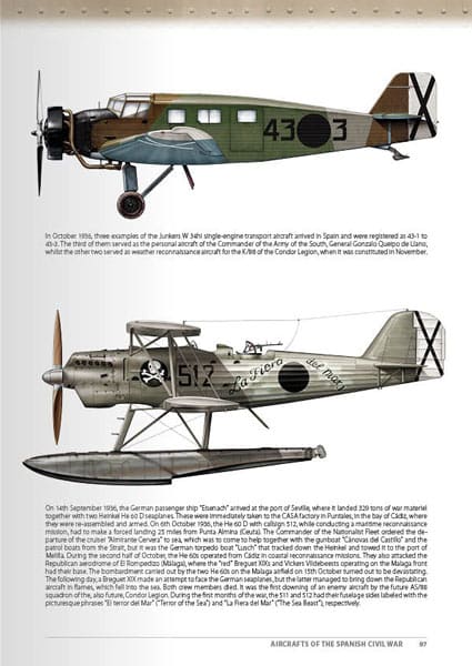 Aircraft of the Spanish Civil War - Colour Junkers