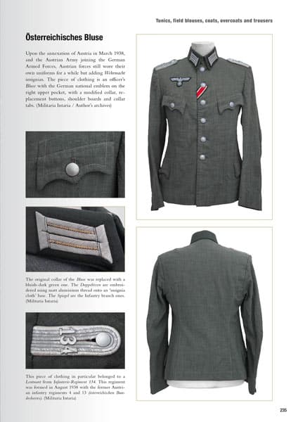 Deutsche Uniformen 1919-1945 - Österreisches Bluse
