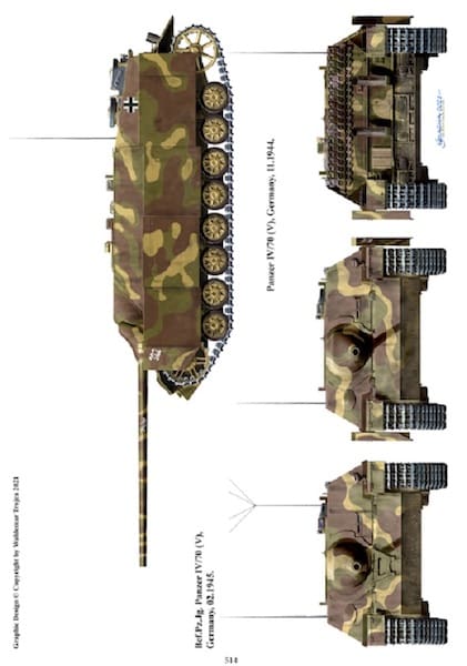 Panzer IV/70(V) colour profiles