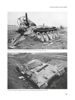 Wrecked T34s