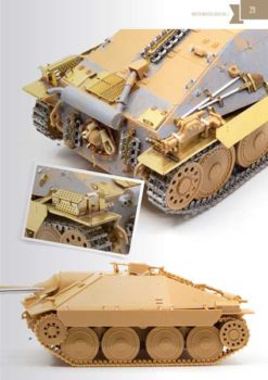 Unpainted Hetzer with photo-etched details