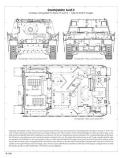 Sturmpanzer IV Drawings