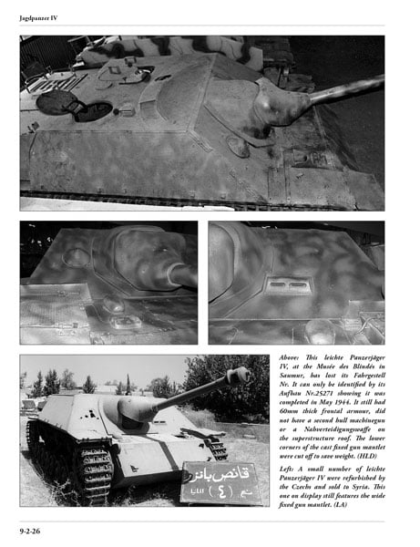 Jagdpanzer IV at Saumur and Damascus