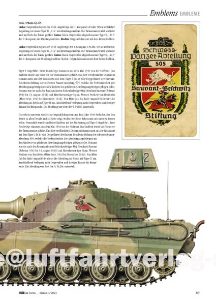 Tiger II of s.Pz.Abt.505 - Charging Knight