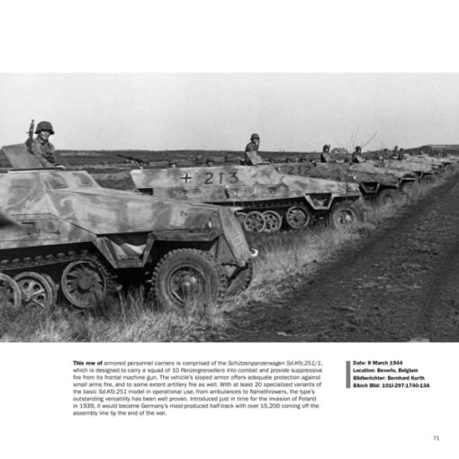 Line up of Sd.Kfz.251
