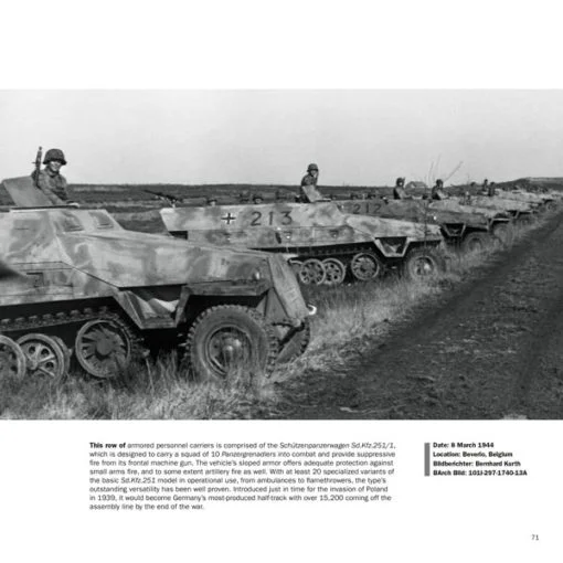 Line up of Sd.Kfz.251