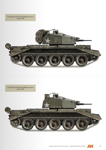 Crusader AA tanks