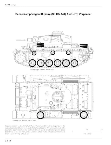 Panzerkampfwagen III (5cm) (Sd.Kfz.141) Ausf.J Tp Vorpanzer